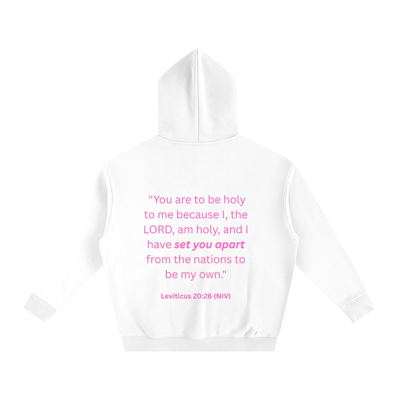"SET APART" Oversize Fleeced Hoodie