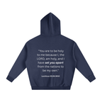 "SET APART" Oversize Fleeced Hoodie