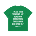 "MORE THAN A CONQUEROR" Essential Cotton T-Shirt