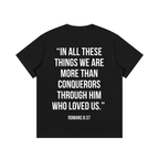 "MORE THAN A CONQUEROR" Essential Cotton T-Shirt