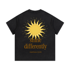 "GLOW." Vintage Wash Cotton T-Shirt