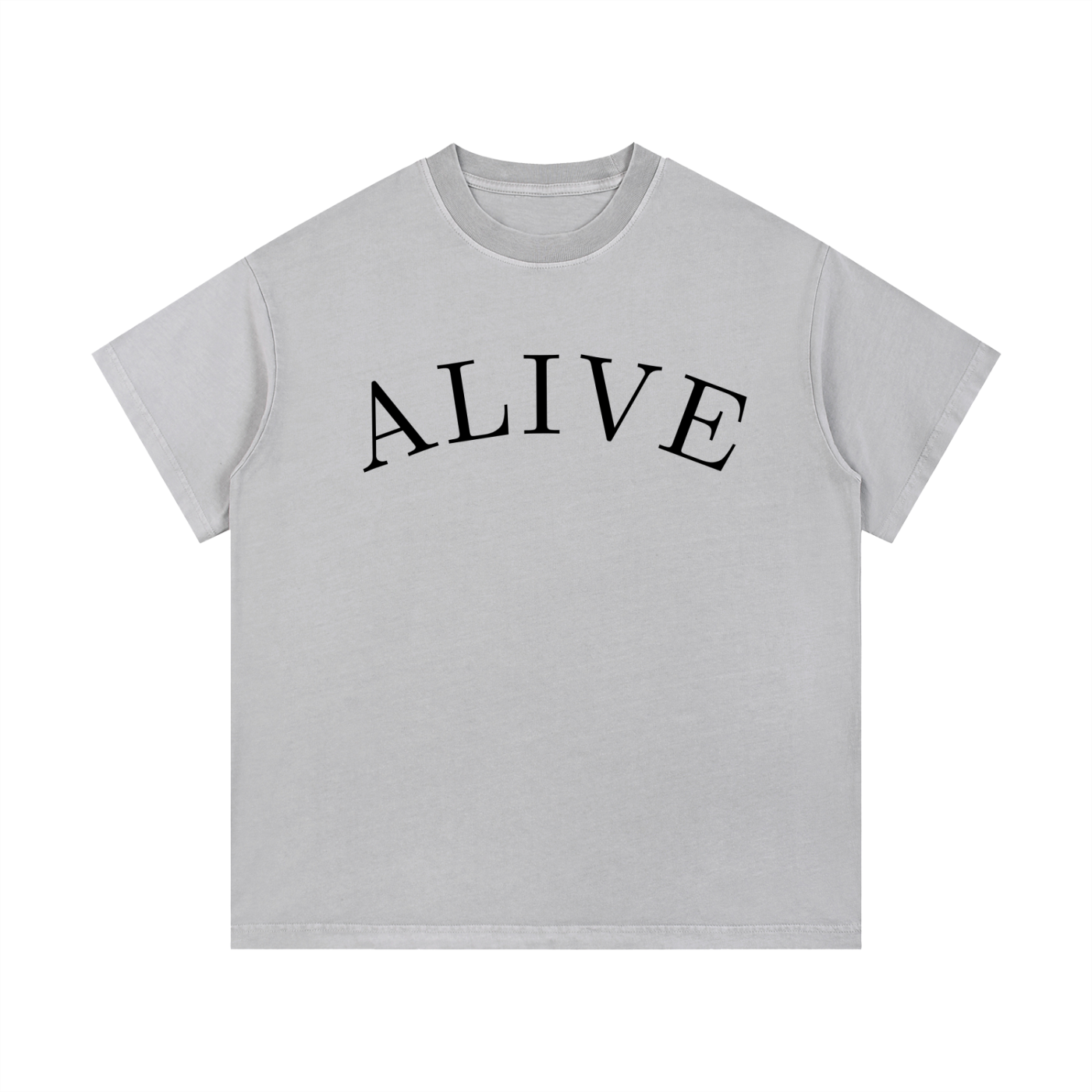 "ALIVE." Vintage Wash Cotton T-Shirt