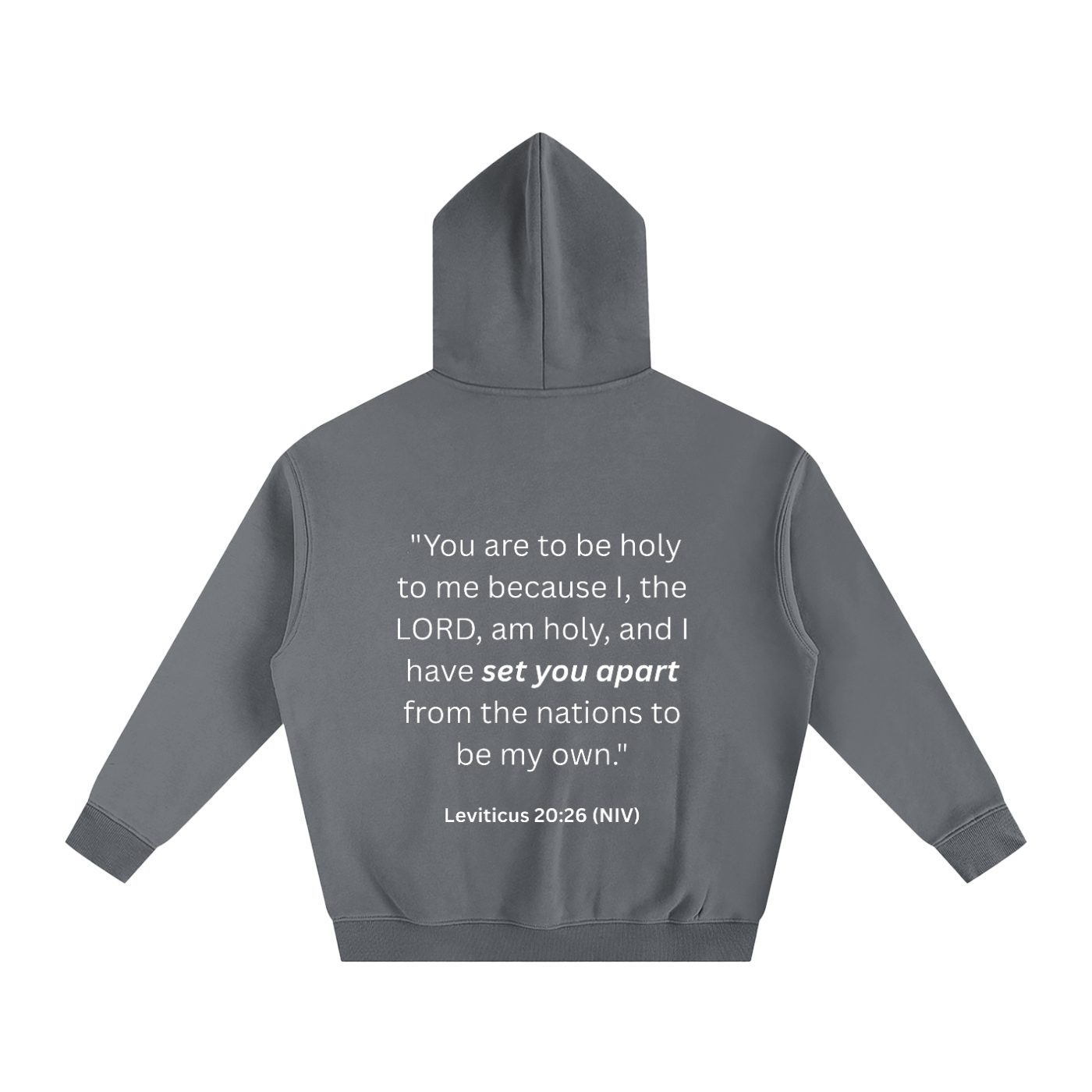 "SET APART" Oversize Fleeced Hoodie