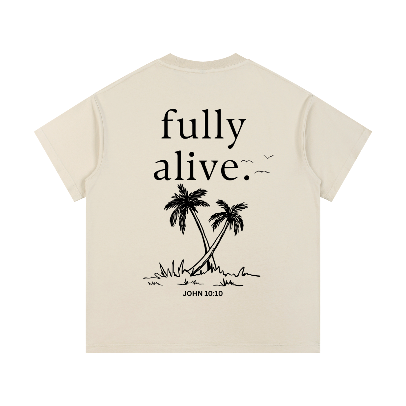 "ALIVE." Vintage Wash Cotton T-Shirt