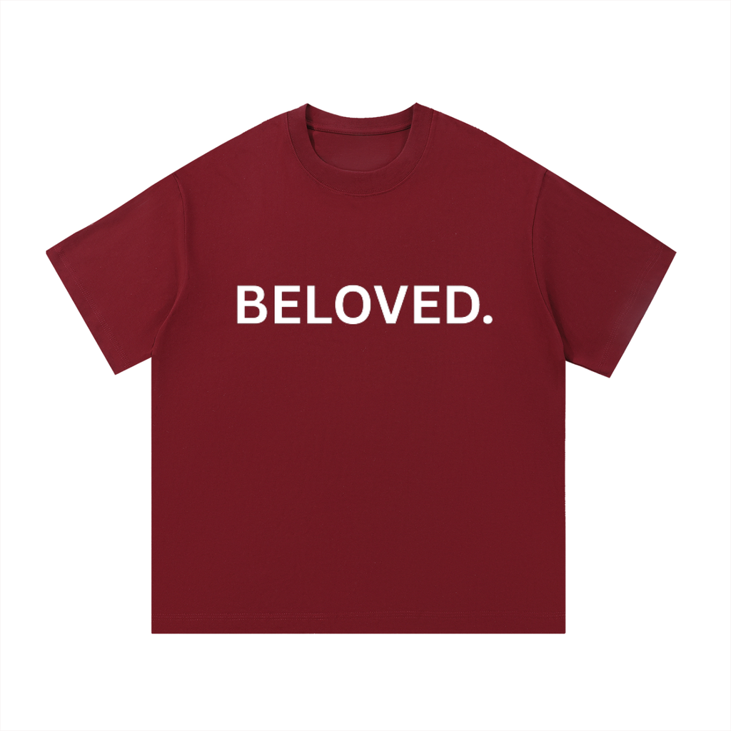 "BELOVED." Essential Cotton T-Shirt