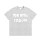 "MORE THAN A CONQUEROR" Essential Cotton T-Shirt