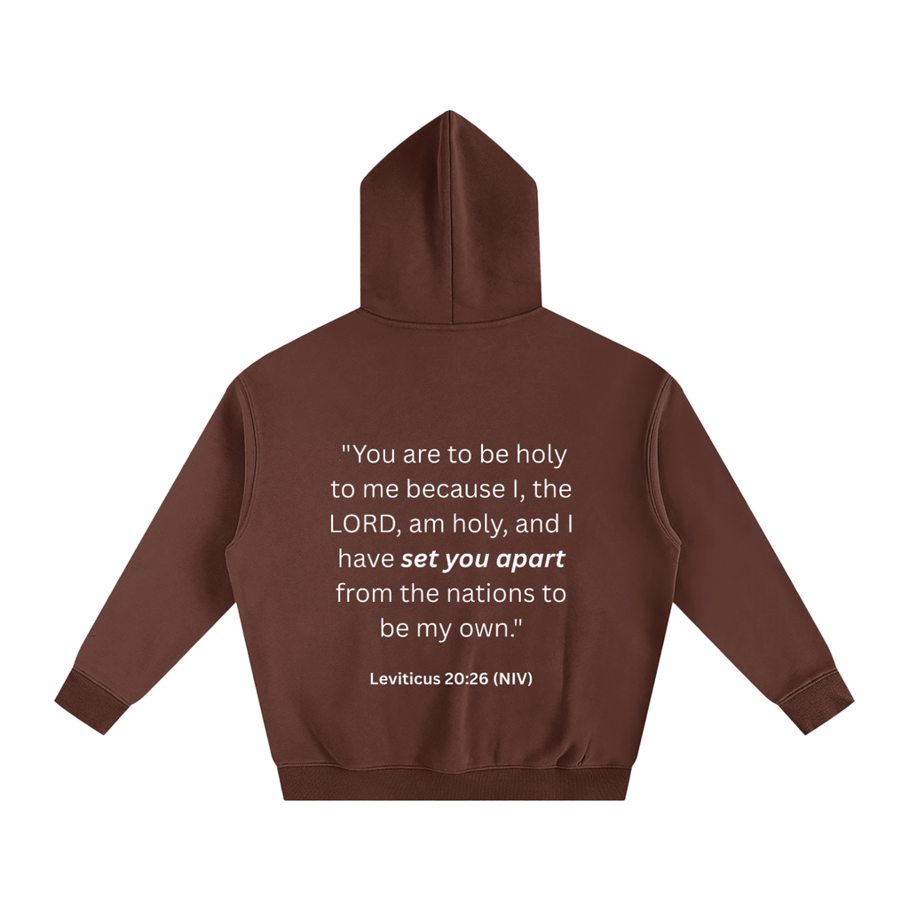 "SET APART" Oversize Fleeced Hoodie
