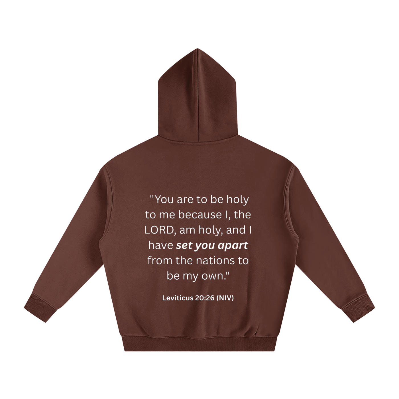 "SET APART" Oversize Fleeced Hoodie