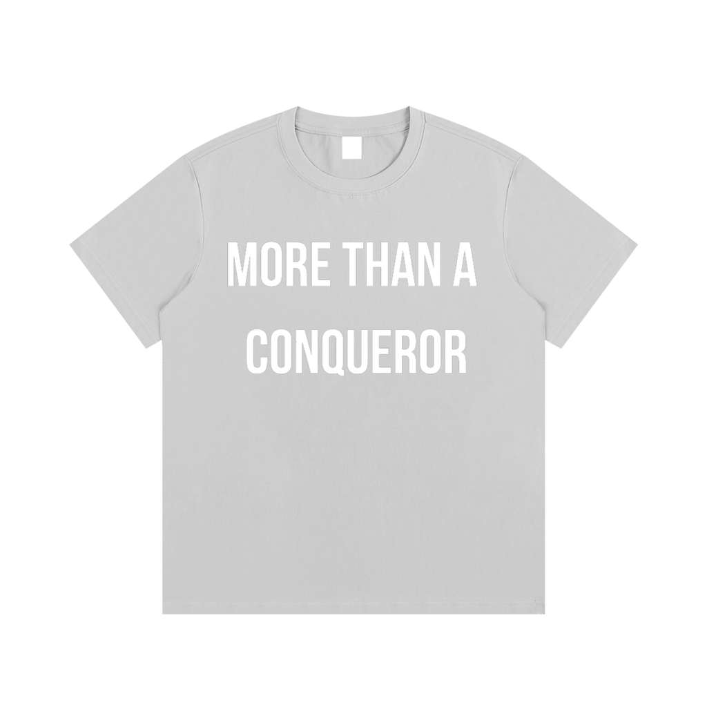 "MORE THAN A CONQUEROR" Essential Cotton T-Shirt