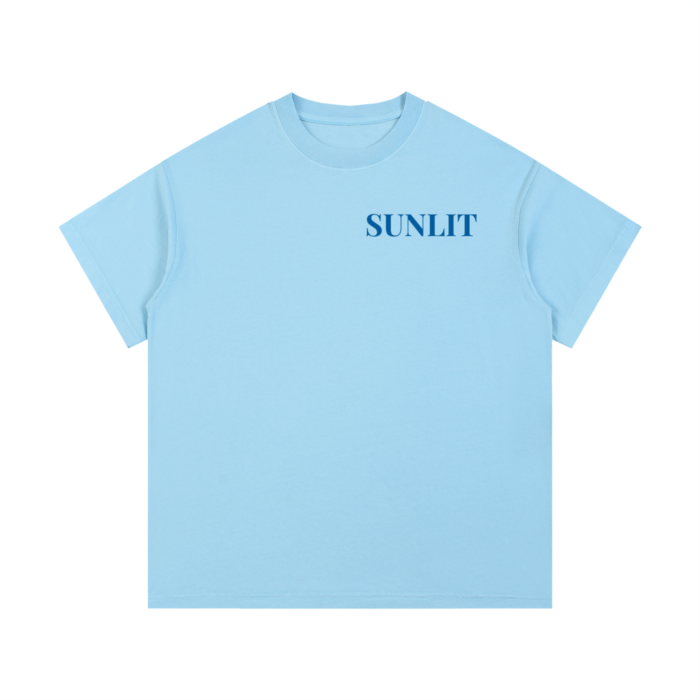 "SUNLIT" Vintage Wash Cotton T-Shirt