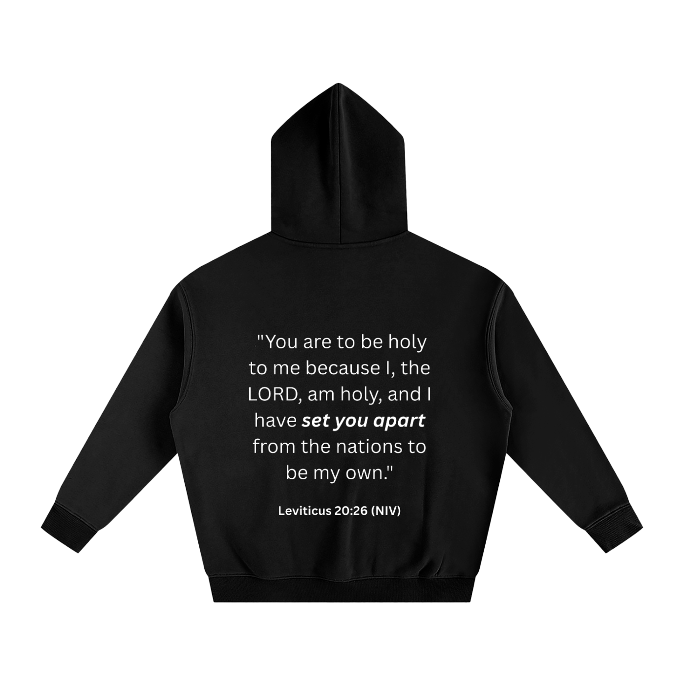 "SET APART" Oversize Fleeced Hoodie