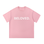 "BELOVED." Essential Cotton T-Shirt