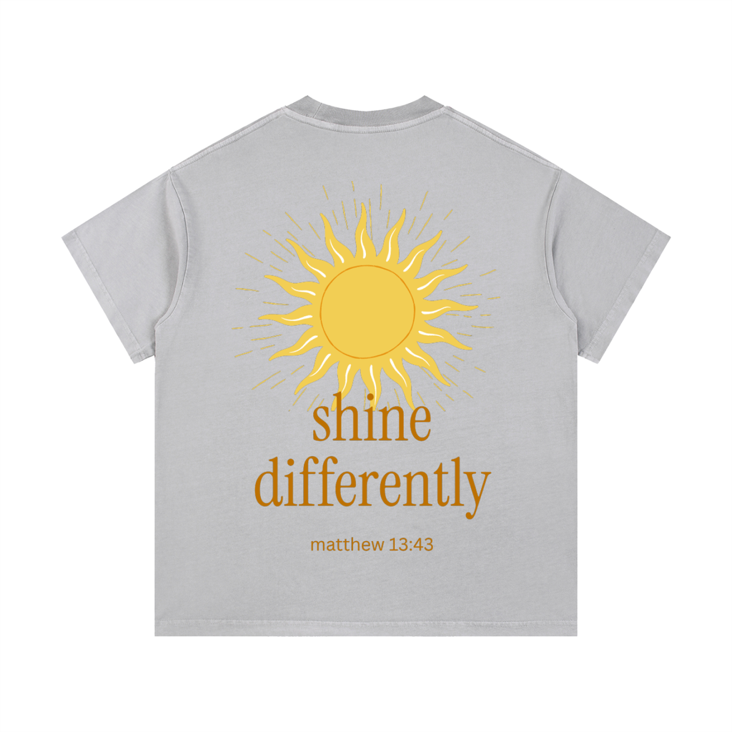 "GLOW." Vintage Wash Cotton T-Shirt