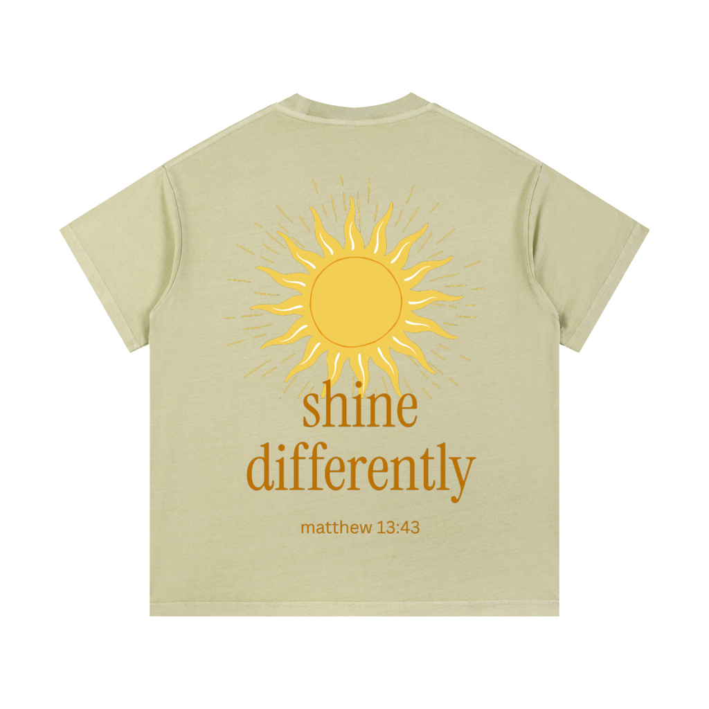 "GLOW." Vintage Wash Cotton T-Shirt