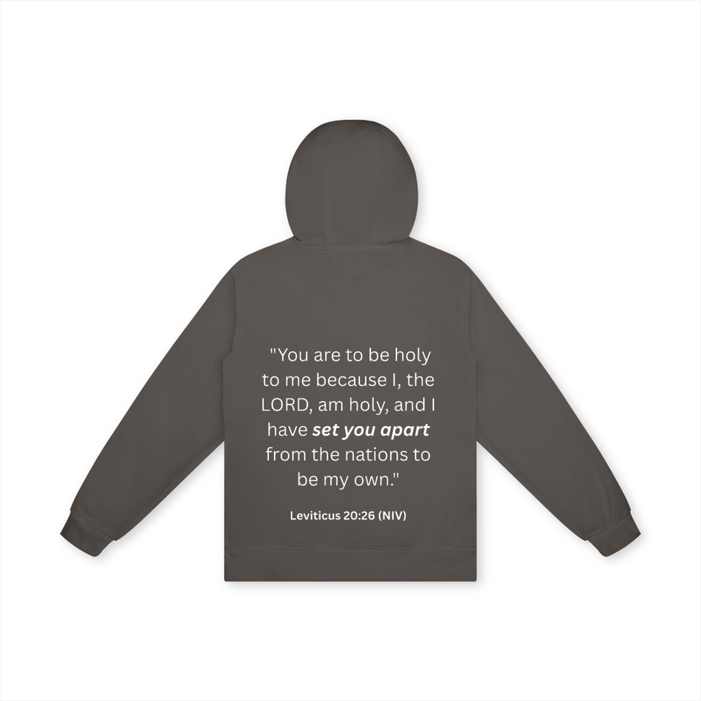 "SET APART."  Basic 100% Cotton Hoodie