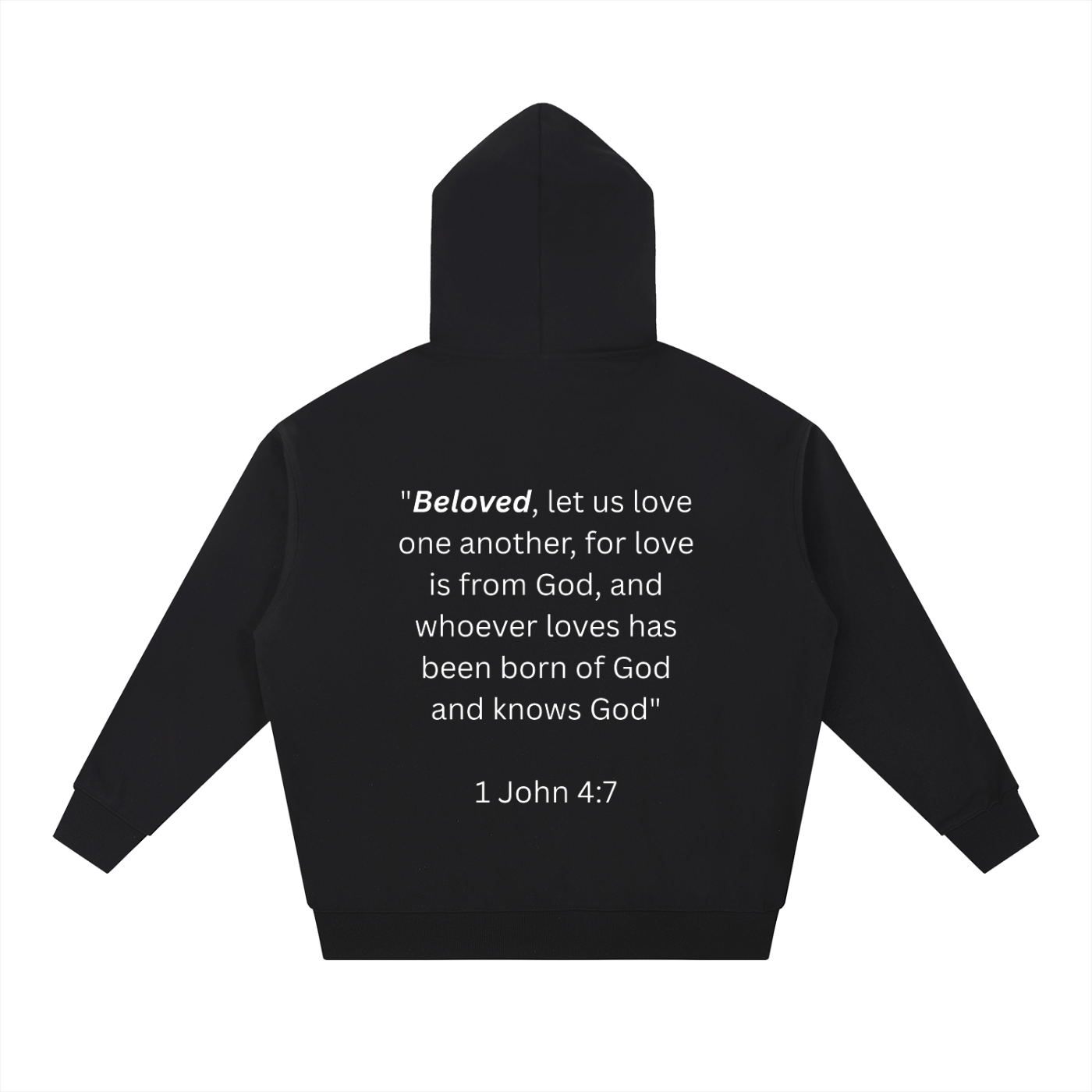 "BELOVED." Heavyweight Hoodie