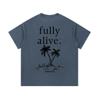 "ALIVE." Vintage Wash Cotton T-Shirt