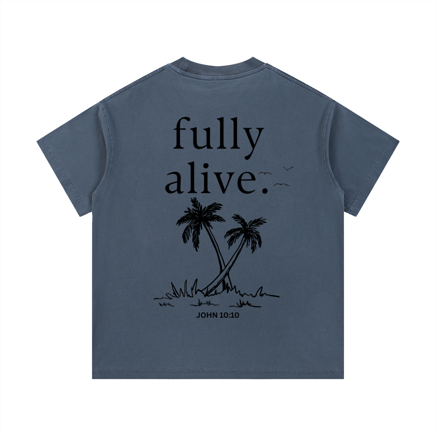 "ALIVE." Vintage Wash Cotton T-Shirt