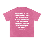 "CHOSEN" Snow Washed Oversized Cotton T-Shirt