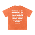 "CHOSEN" Snow Washed Oversized Cotton T-Shirt