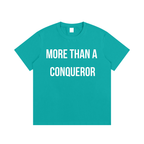"MORE THAN A CONQUEROR" Essential Cotton T-Shirt