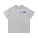 "SUNLIT" Vintage Wash Cotton T-Shirt