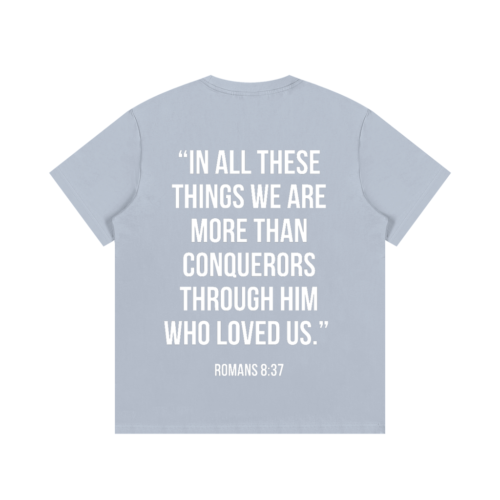 "MORE THAN A CONQUEROR" Essential Cotton T-Shirt