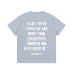 "MORE THAN A CONQUEROR" Essential Cotton T-Shirt