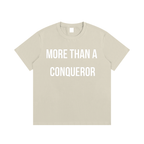 "MORE THAN A CONQUEROR" Essential Cotton T-Shirt