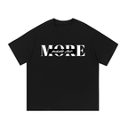 "MADE FOR MORE" Black Essential Cotton T-Shirt