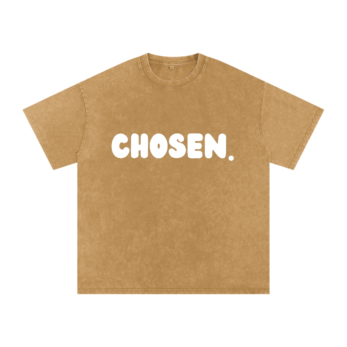 "CHOSEN" Snow Washed Oversized Cotton T-Shirt