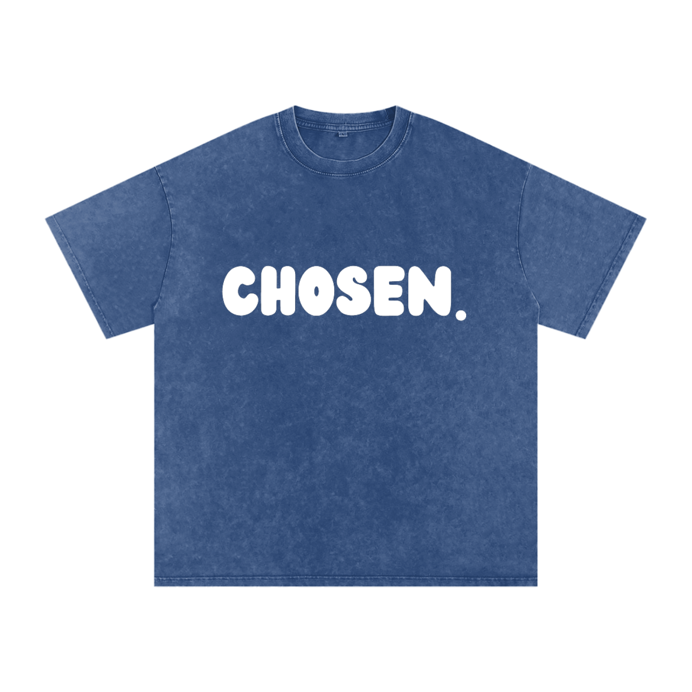 "CHOSEN" Snow Washed Oversized Cotton T-Shirt