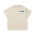 "SUNLIT" Vintage Wash Cotton T-Shirt