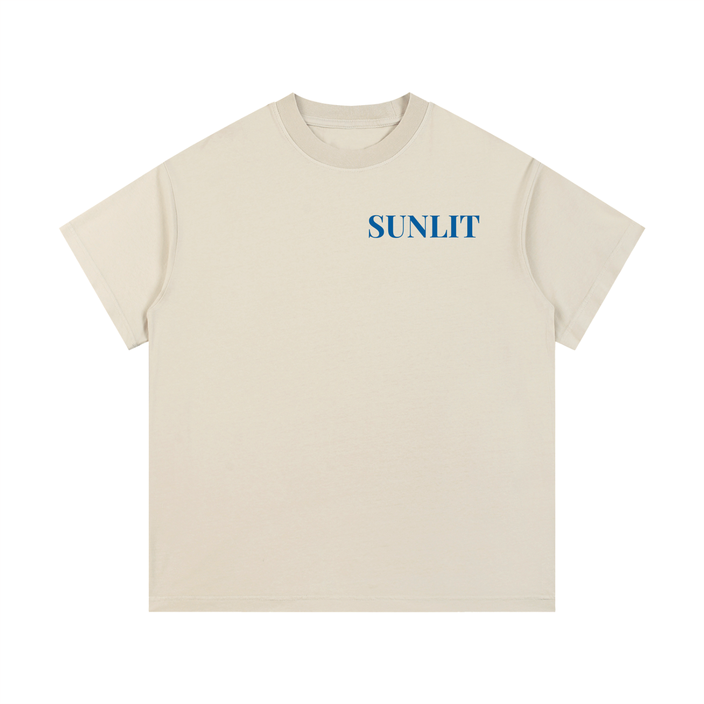 "SUNLIT" Vintage Wash Cotton T-Shirt