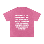 "CHOSEN."Snow Washed Oversized Cotton Tee