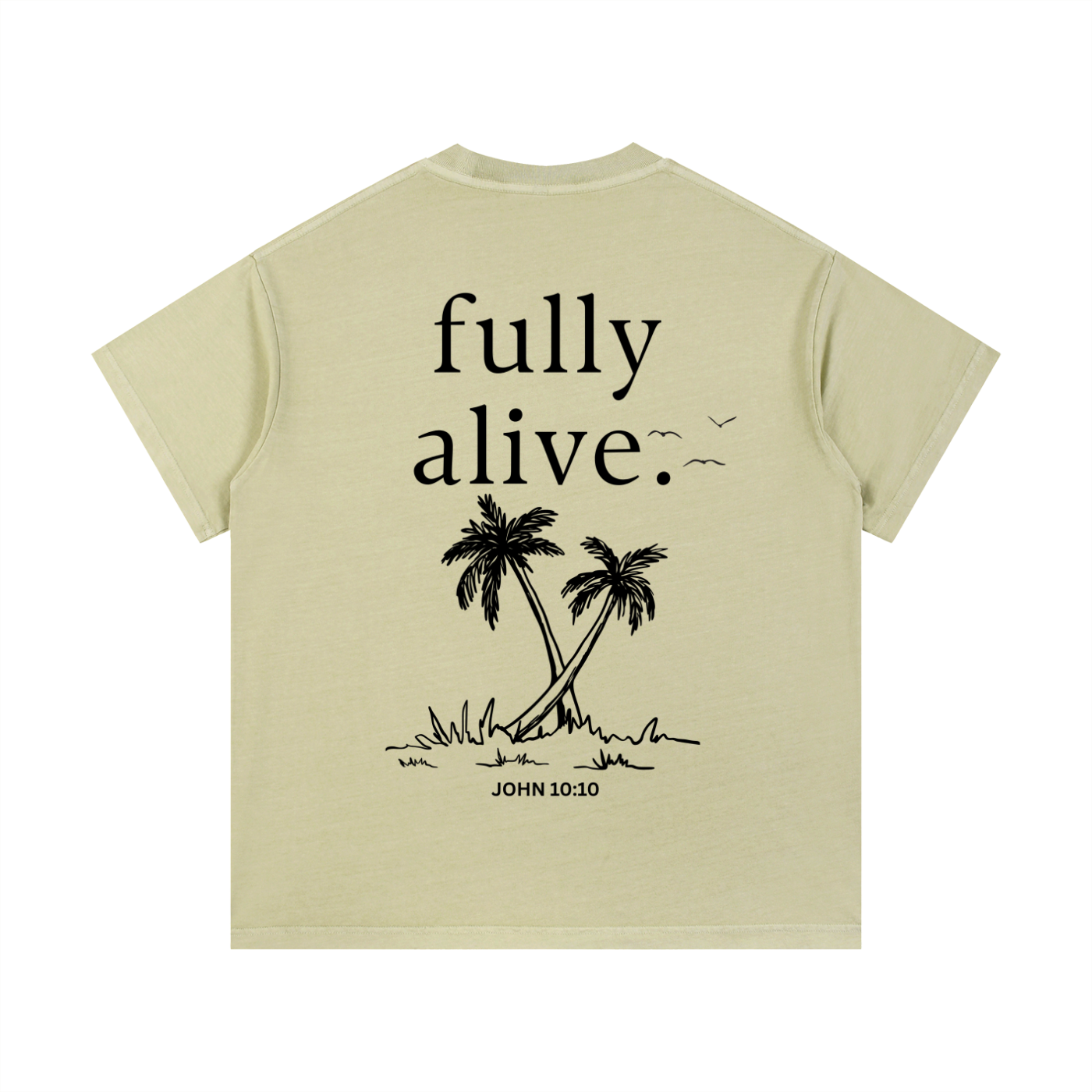 "ALIVE." Vintage Wash Cotton T-Shirt