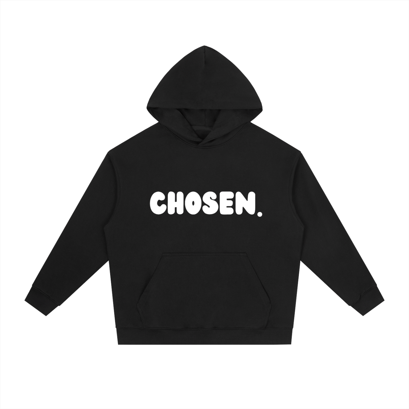 "CHOSEN." Heavyweight Drop-Shoulder Hoodie