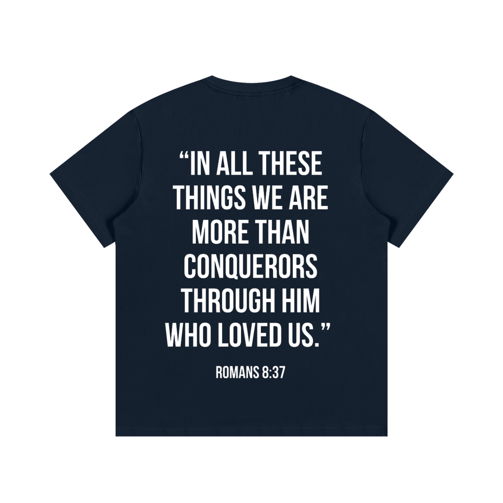 "MORE THAN A CONQUEROR" Essential Cotton T-Shirt
