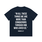 "MORE THAN A CONQUEROR" Essential Cotton T-Shirt