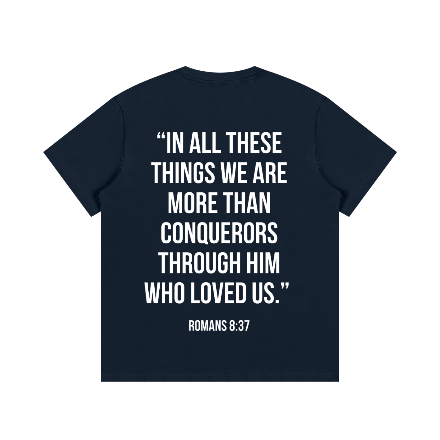"MORE THAN A CONQUEROR" Essential Cotton T-Shirt
