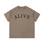 "ALIVE." Vintage Wash Cotton T-Shirt