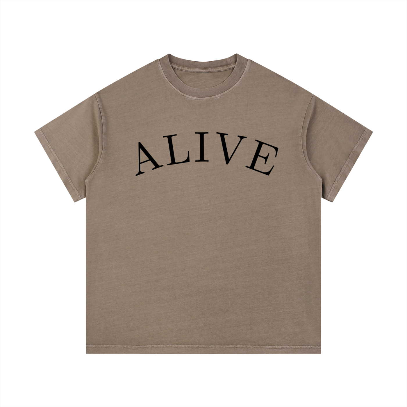 "ALIVE." Vintage Wash Cotton T-Shirt