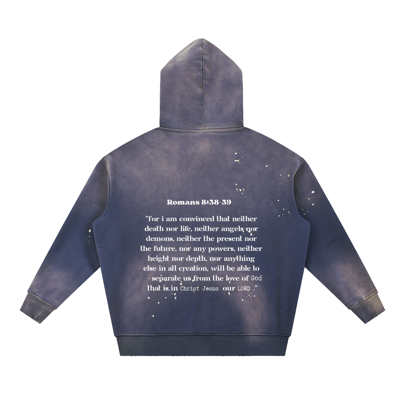 "ASSURED" Vintage Washed Frayed Fleece Hoodie