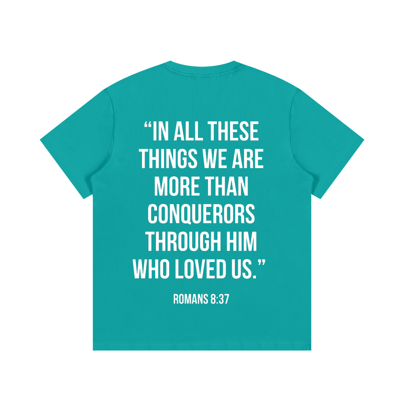 "MORE THAN A CONQUEROR" Essential Cotton T-Shirt