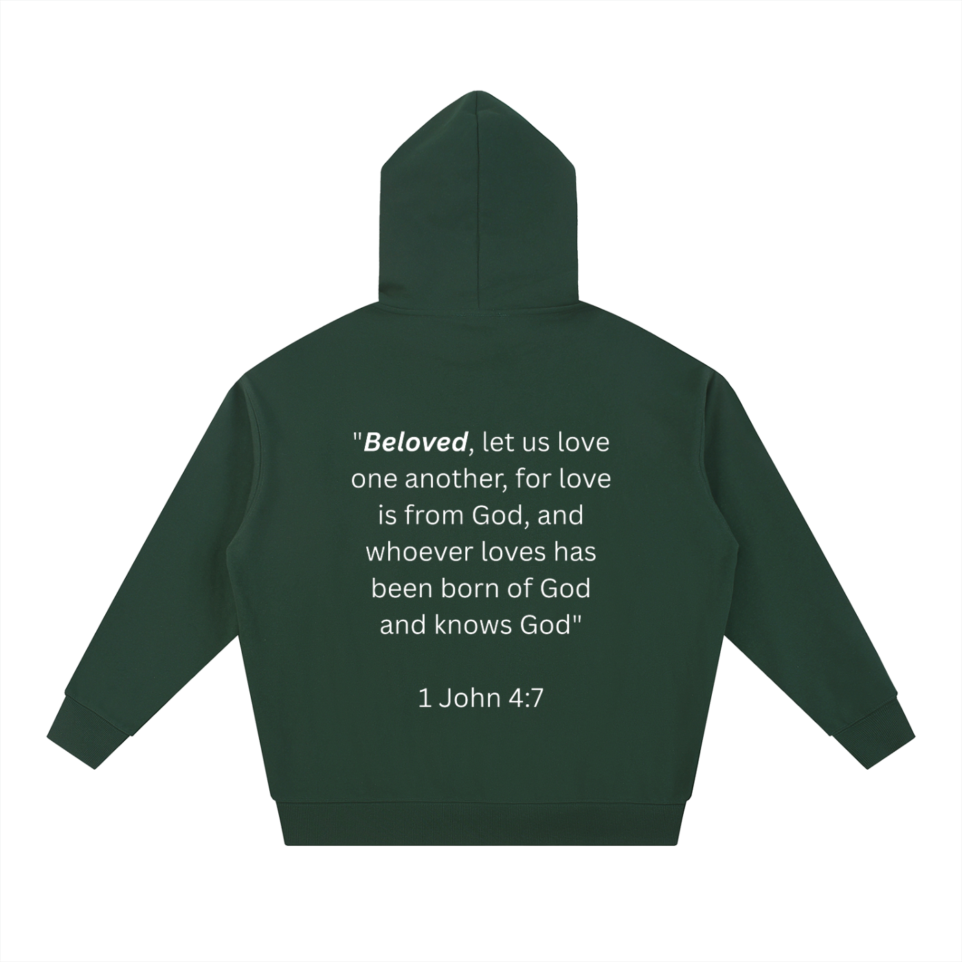 "BELOVED." Heavyweight Hoodie