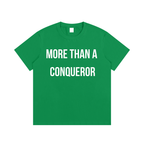 "MORE THAN A CONQUEROR" Essential Cotton T-Shirt