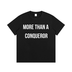 "MORE THAN A CONQUEROR" Essential Cotton T-Shirt