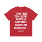 "MORE THAN A CONQUEROR" Essential Cotton T-Shirt