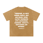 "CHOSEN" Snow Washed Oversized Cotton T-Shirt