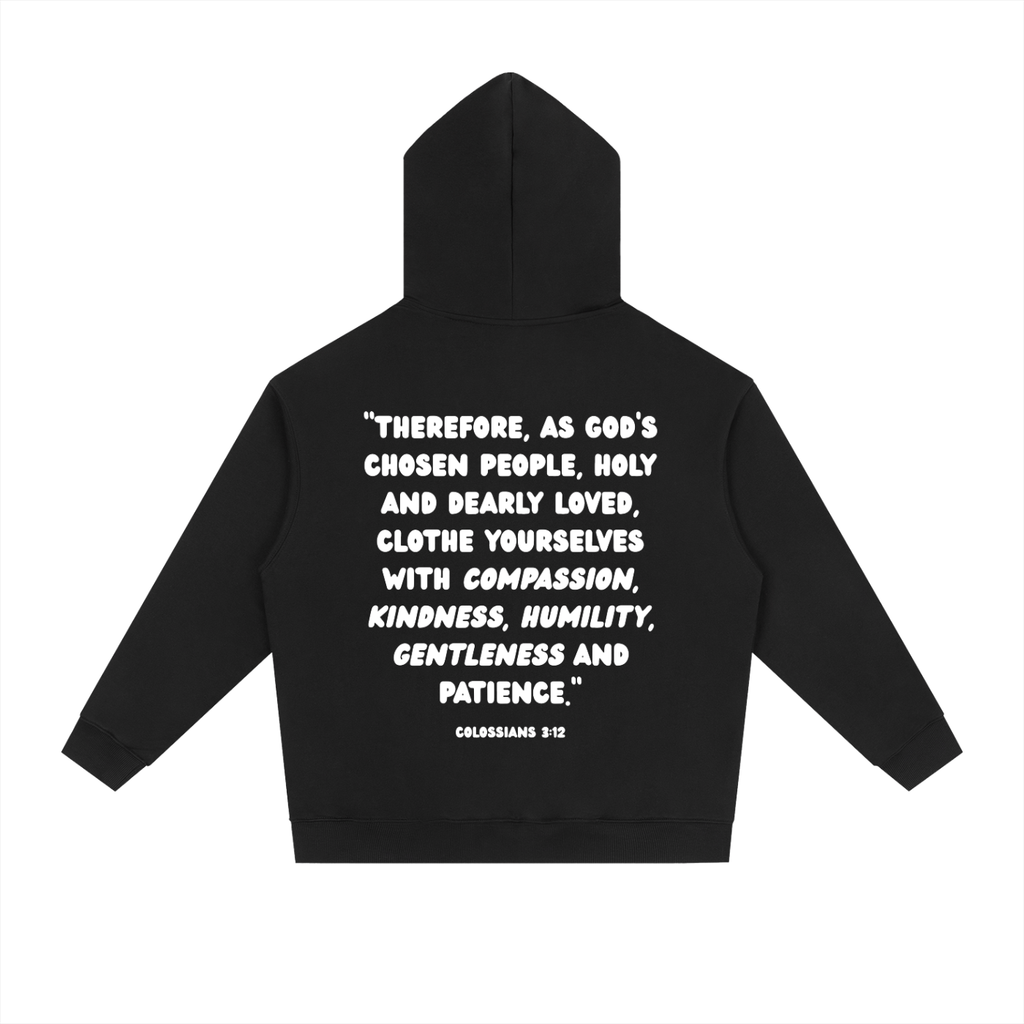 "CHOSEN." Heavyweight Drop-Shoulder Hoodie